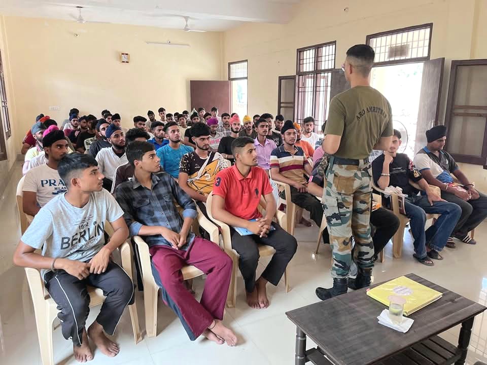 Camp for preparation of written paper for Agniveer recruitment from January 16